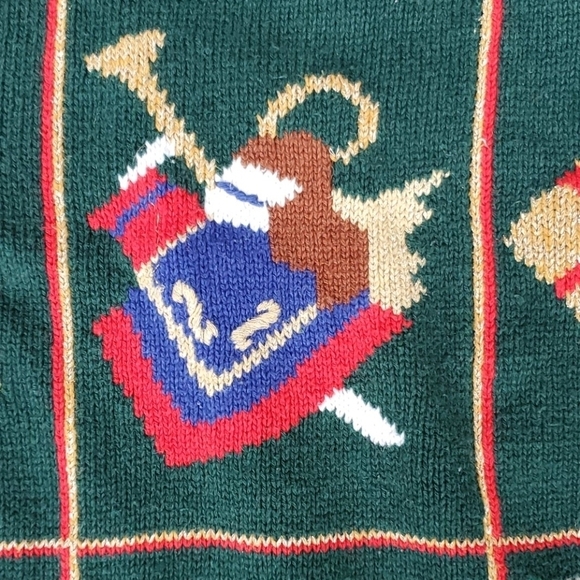Vintage Panther Tick Tack UglyChristmas Sweater - Picture 2 of 4
